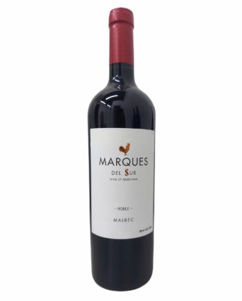 Vinho Argentino Marques Del Sur Roble Malbec Tinto 750ml