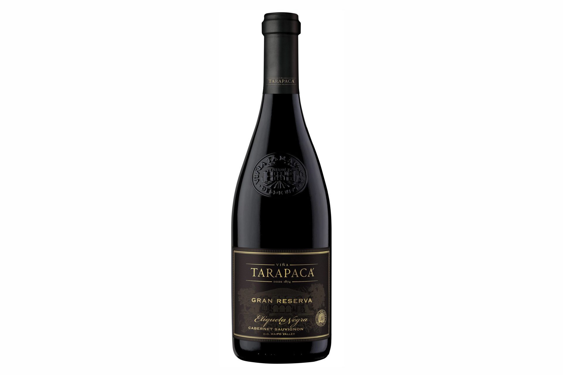 Vinho Chileno Tarapacá Gran Reserva Etiqueta Negra Cabernet Sauvignon Tinto 750ml